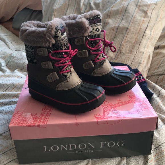 london fog boots girls
